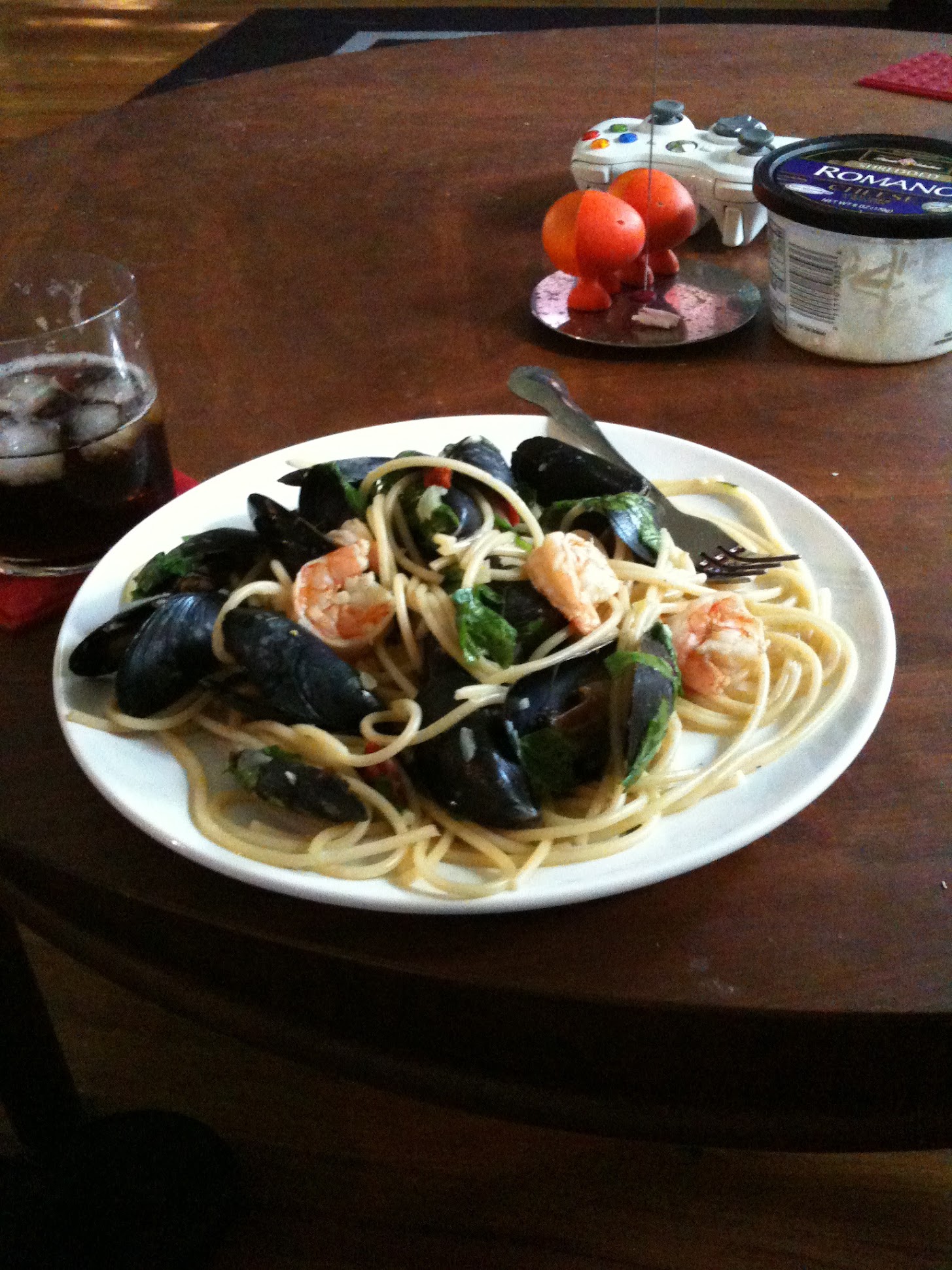 White Wine Pasta with Seafood